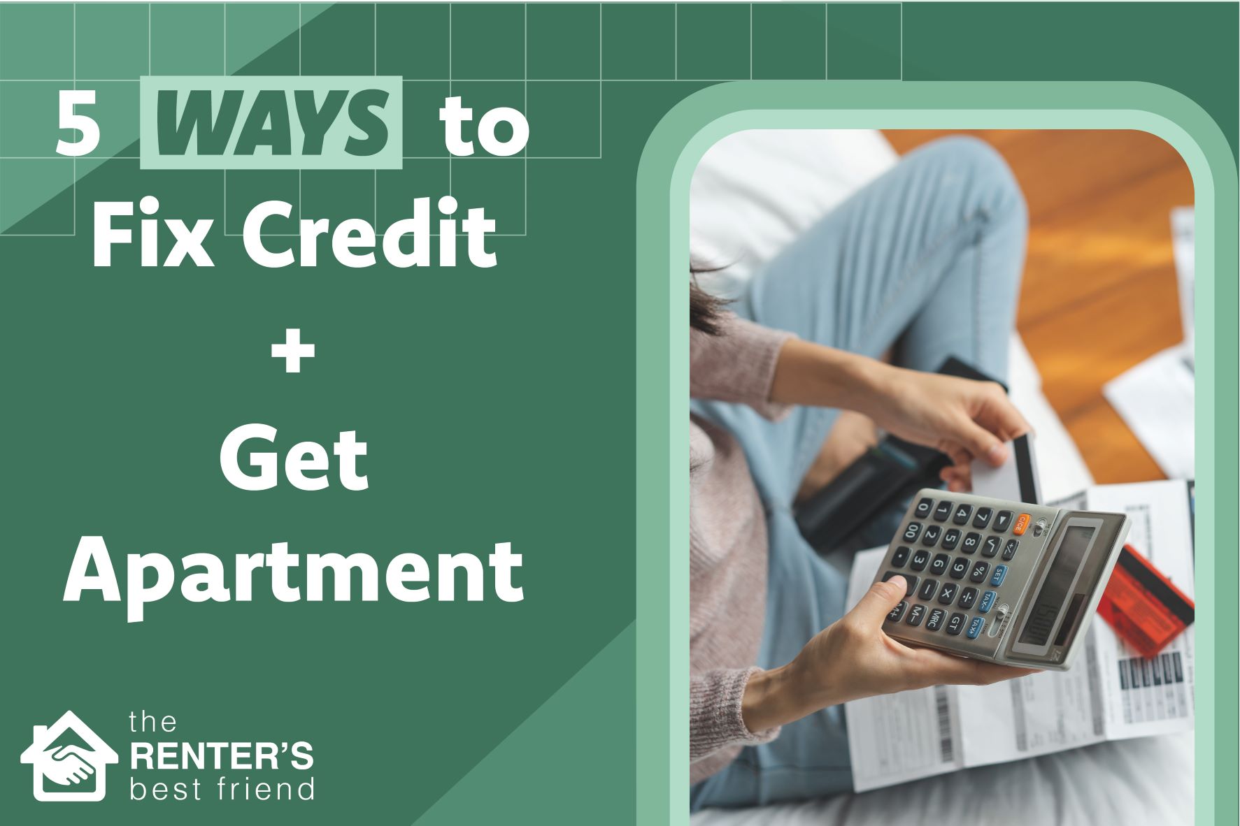 5 ways to fix your credit to get an apartment