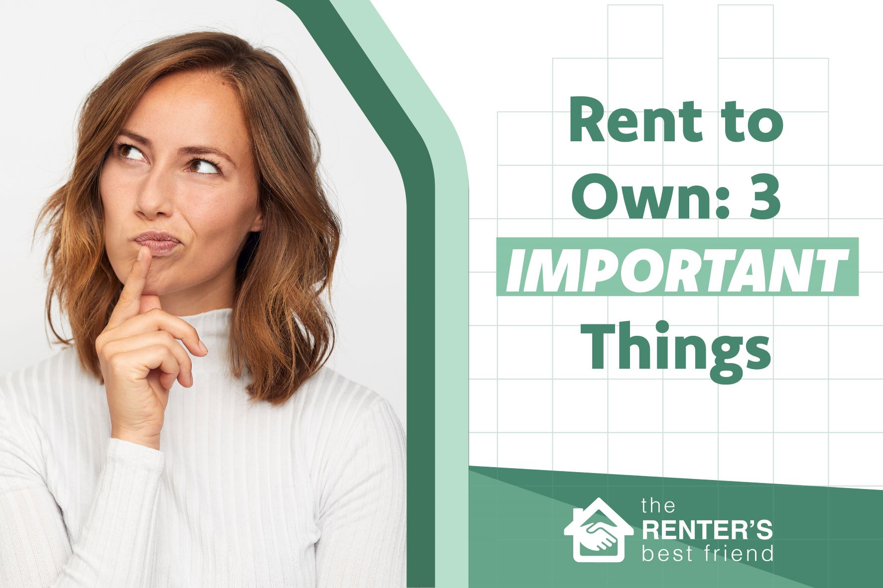3 important things to know about rent to own